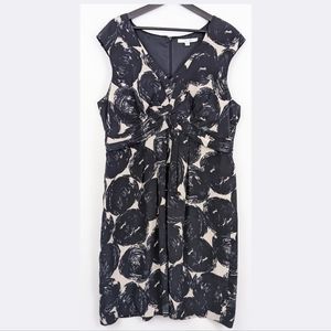 Boden Nancy 100% Silk Dress Size 16 Long